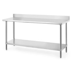 Masă de lucru cu margine posterioară - 1200x600 mm - Budget Line | Hendi 817575 este o masă robustă, soluție practică pentru unități HoReCa.