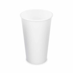 Pahar din hârtie alb Ø90mm 510ml `XL: 0,4L/16oz`[10 buc]