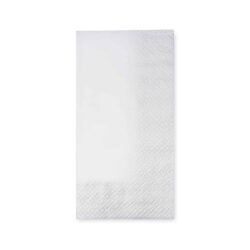 Șervețel pliat 1/8, 2 straturi, alb, 40 x 40 cm [250 buc]