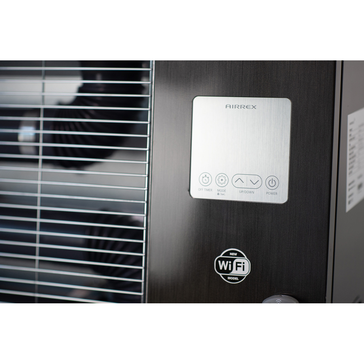 Încălzitor infraroșu AIRREX AH-200i cu o putere de 13 kW, funcționare silențioasă, control Wi-Fi și ardere curată. Încălzire ideală pentru spații de până la 900 m³.