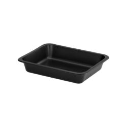 Caserolă meniu 227x178x40 mm [50 buc] | Gastrobucatarie.ro, destinată transportului diverselor tipuri de preparate.