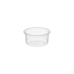 Bolul (PP) rotund Ø115 mm - 350 ml [50 buc] | Gastrobucatarie.ro este destinat transportului diverselor preparate.