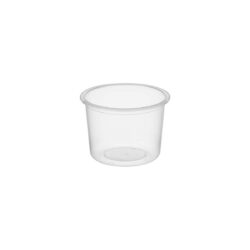 Caserolă pentru supă - termosigilabilă sau cu capac Ø115 mm - 500 ml | 50 buc