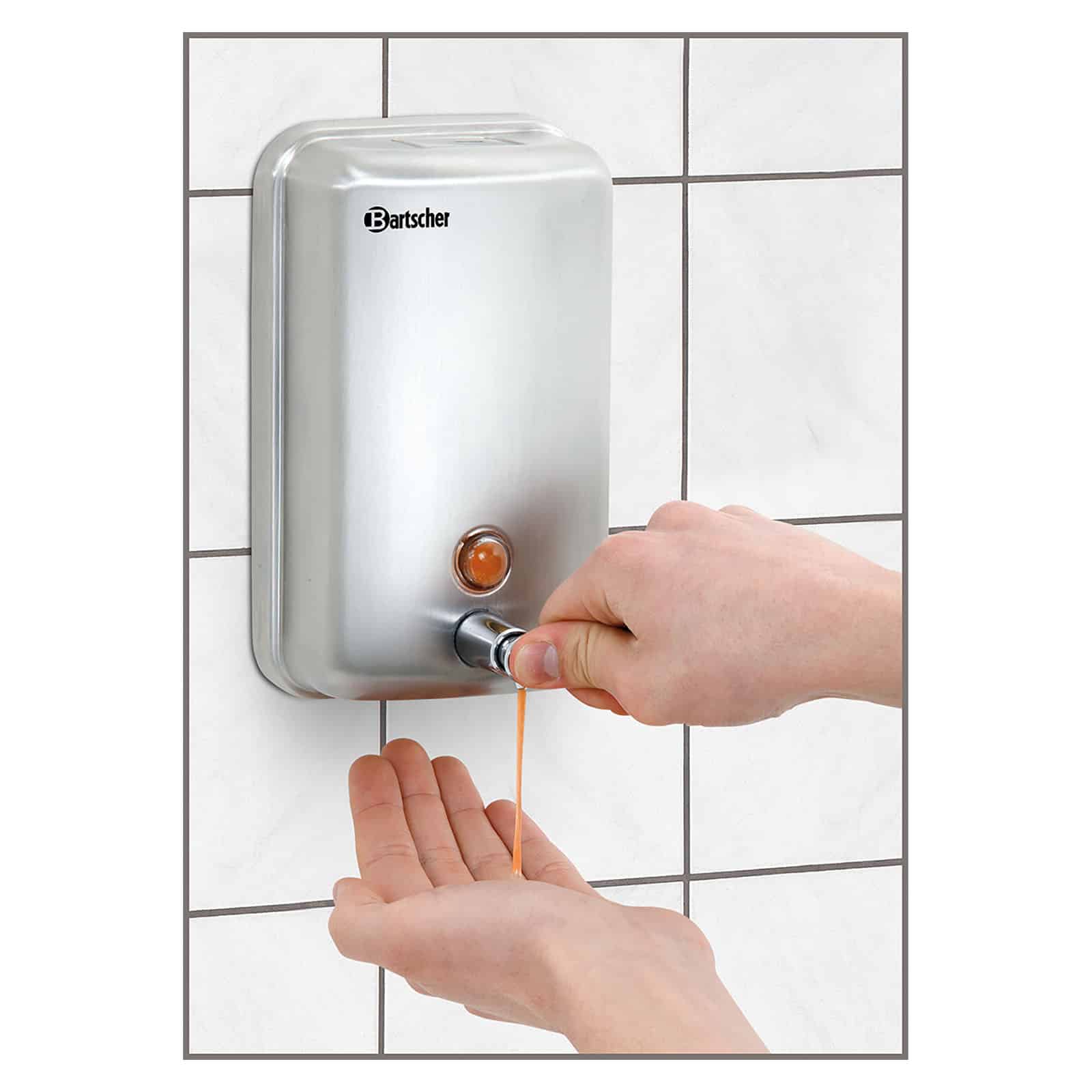 Dozator Bartscher de săpun lichid, montaj pe perete - 1 l | 850007