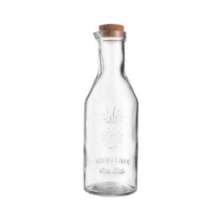 Carafa cu dop de plută - 1,1 L | CH-IDE5751 reprezintă o soluție elegantă pentru servirea apei, a sucurilor, a limonadelor, a vinului și a altor băuturi.