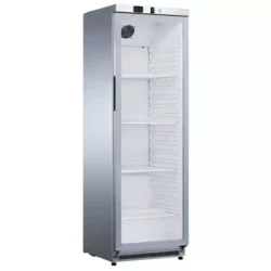 Dulap frigorific 400 l ușă din sticlă inox Maxima 09405022