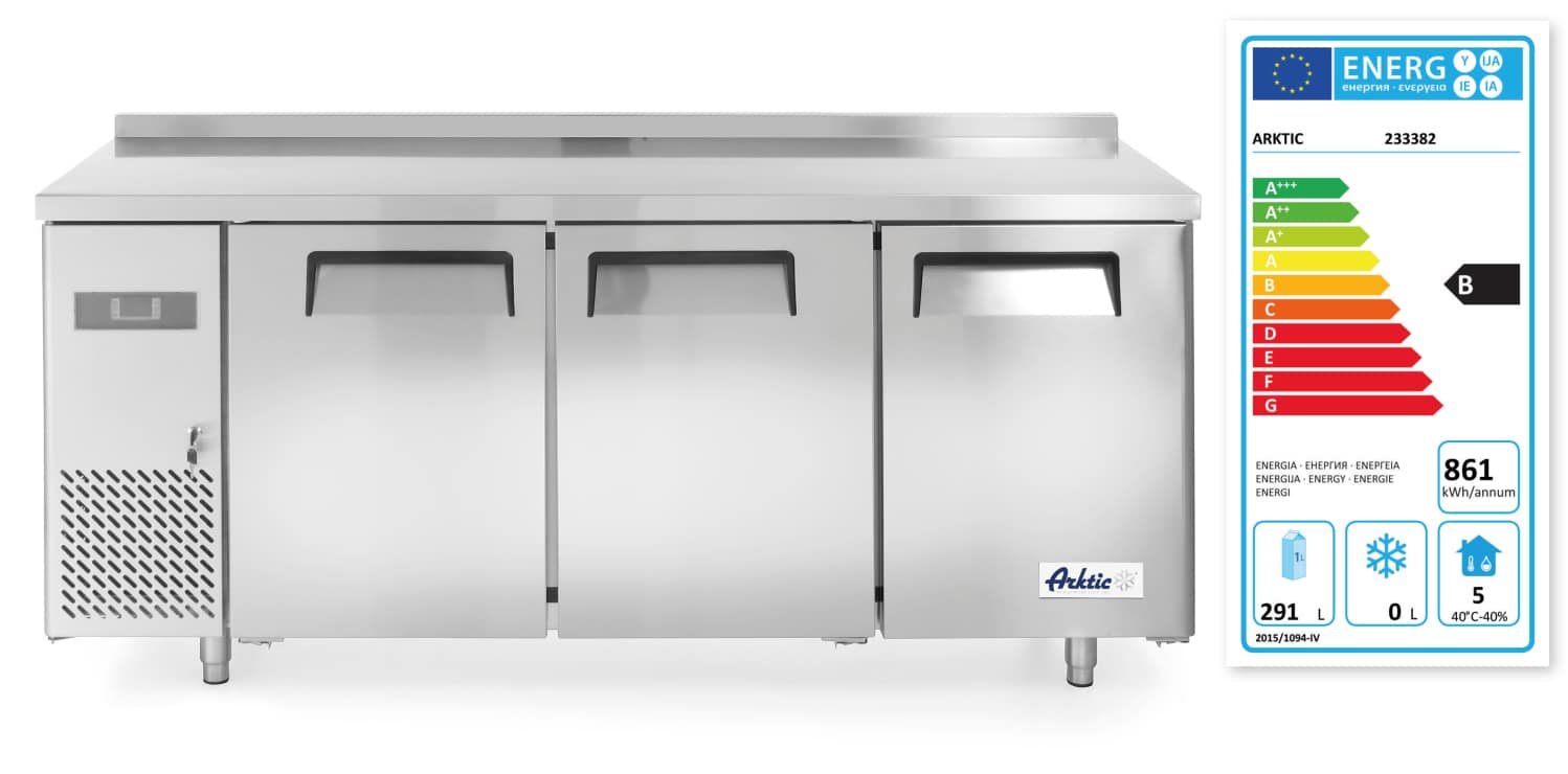 Chladiaci stol 3 dverovy Kitchen Line 291 L Hendi 233382 4