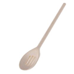 Lingura de lemn - 30 cm, datorită suprafeței din lemn, este potrivită pentru toate tipurile de suprafețe, așa că își găsește utilitatea în orice bucătărie.