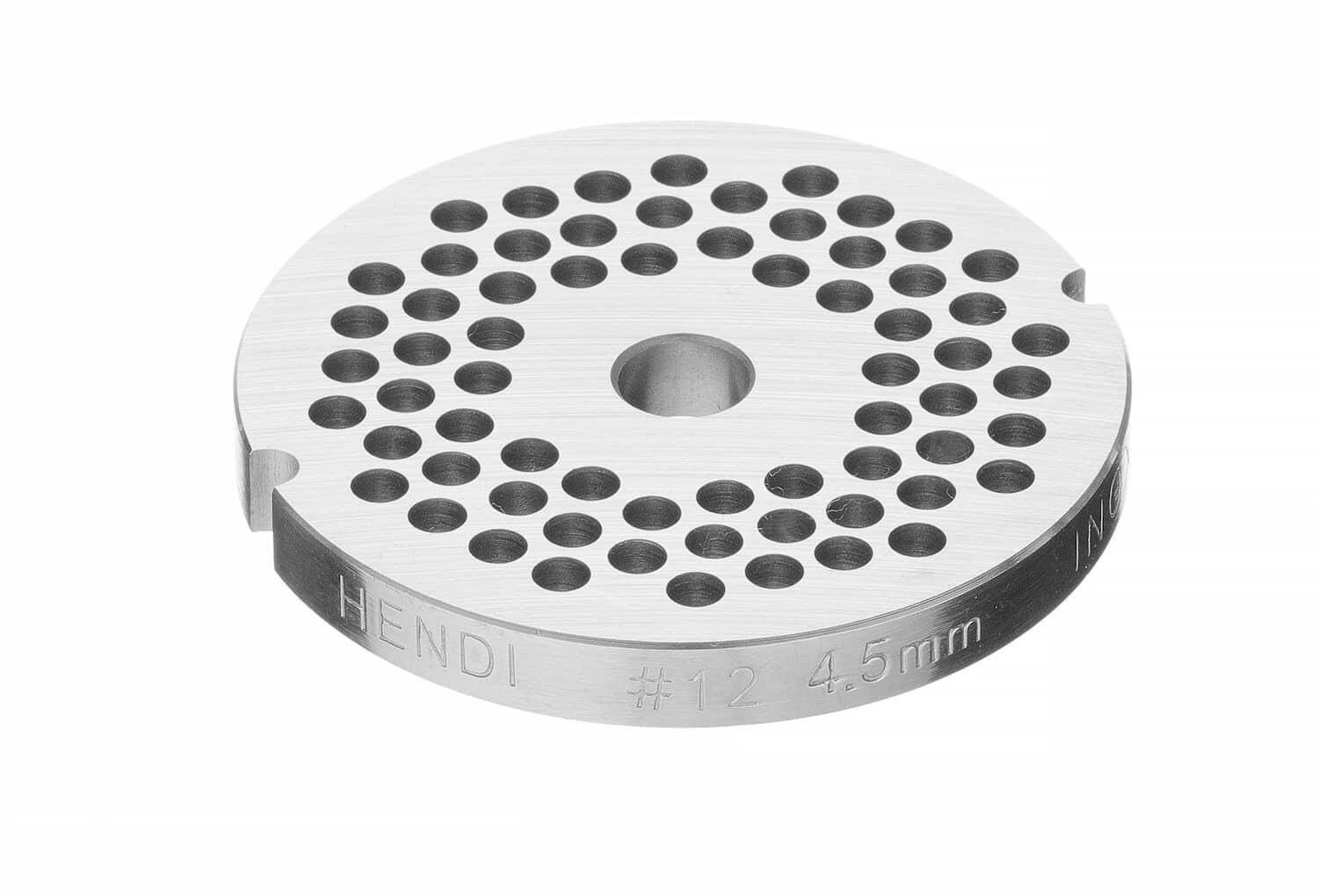 Disc din oțel inoxidabil pentru mașinile de tocat carne 210802 și 282199, diametru 4,5 mm.