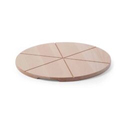 Paletă pentru pizza - Ø 300 mm | Hendi 505540 Paleta pentru pizza - Ø 300 mm | Hendi 505540 este fabricată din lemn brut de fag și este destinată tăierii pizzei în 6 părți egale și servirii acesteia.