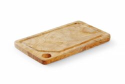 Platou de servire - 335x205x25 mm | Hendi 505410 Platoul de servire - 335x205x25 mm | Hendi 505410 din lemn de măslin se remarcă în primul rând printr-un design original, datorită căruia va decora orice masă și va servi drept fundal elegant pentru gustări.
