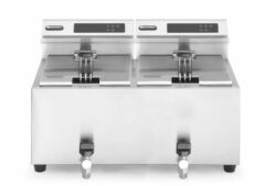 Friteuză Profi Line cu control digital - 2 x 8 l | Hendi 207376