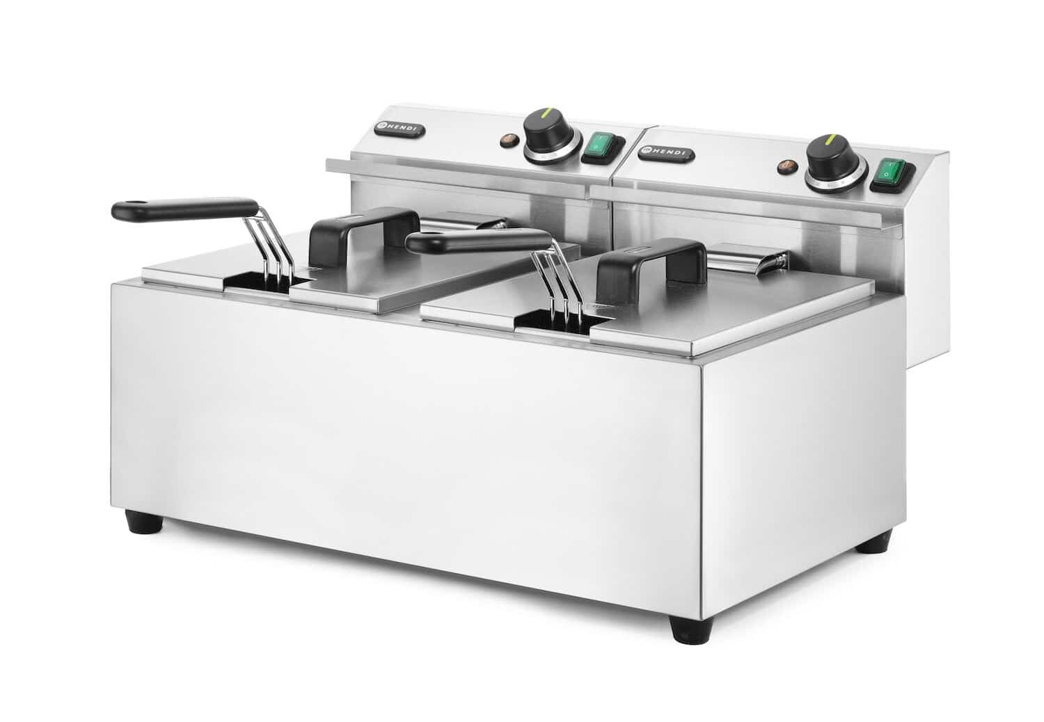 Friteuză electrică - Profi Line - 2 x 8 L - 230V/7000W | Hendi 207307 - imagine 4