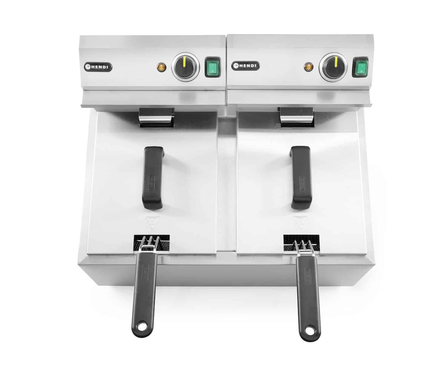 Friteuză electrică - Profi Line - 2 x 8 L - 230V/7000W | Hendi 207307 - imagine 5