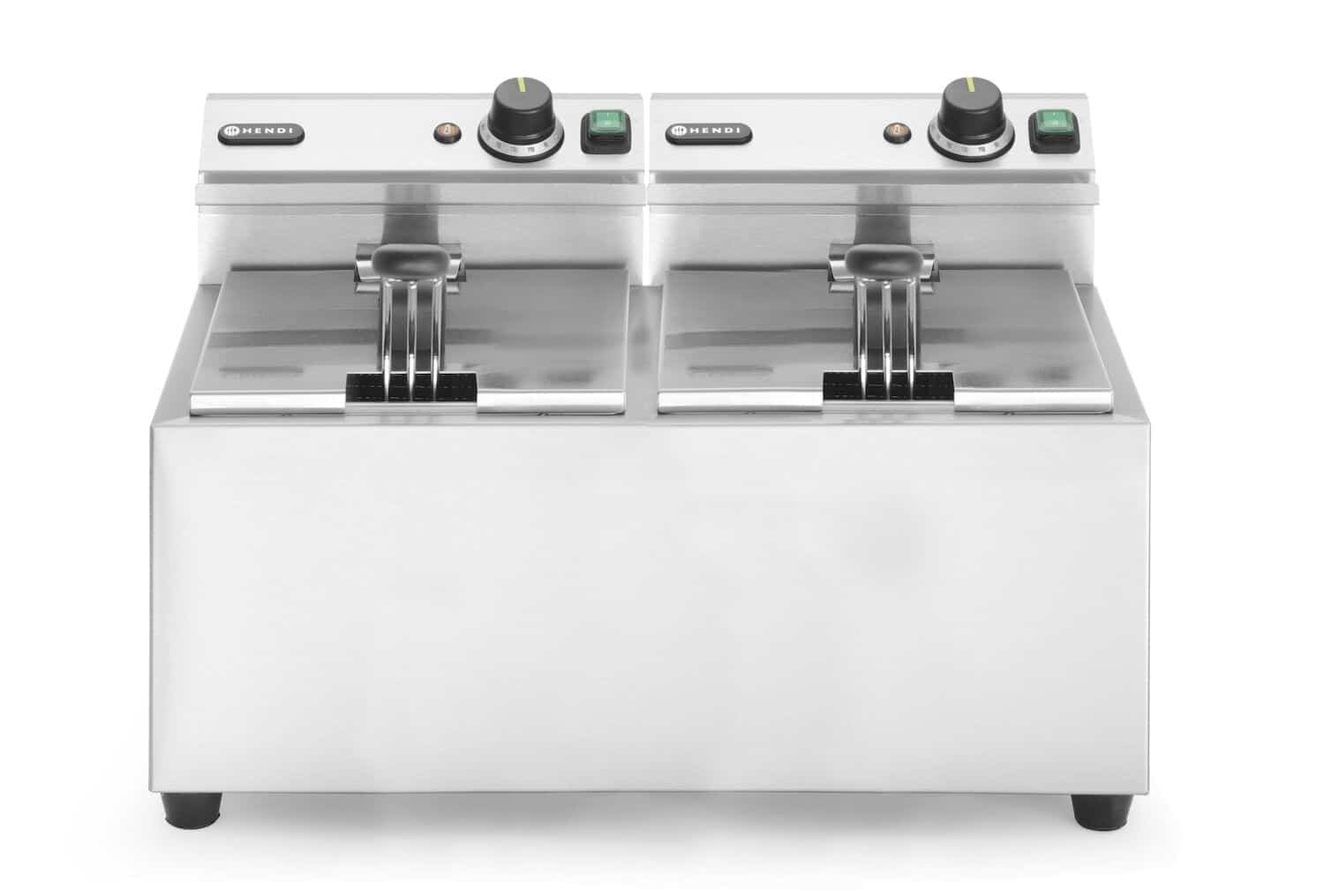 Friteuză manuală Profi Line - 2 x 8 l | Hendi 207307