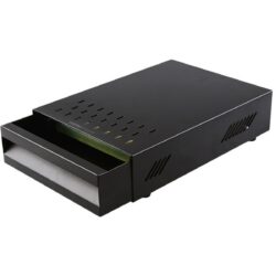 Sertar robust de scuturat cafeaua, din oțel inoxidabil și cauciuc. Dimensiuni 35 × 25 × 9 cm. Ideal pentru cafenele profesionale și uz casnic.