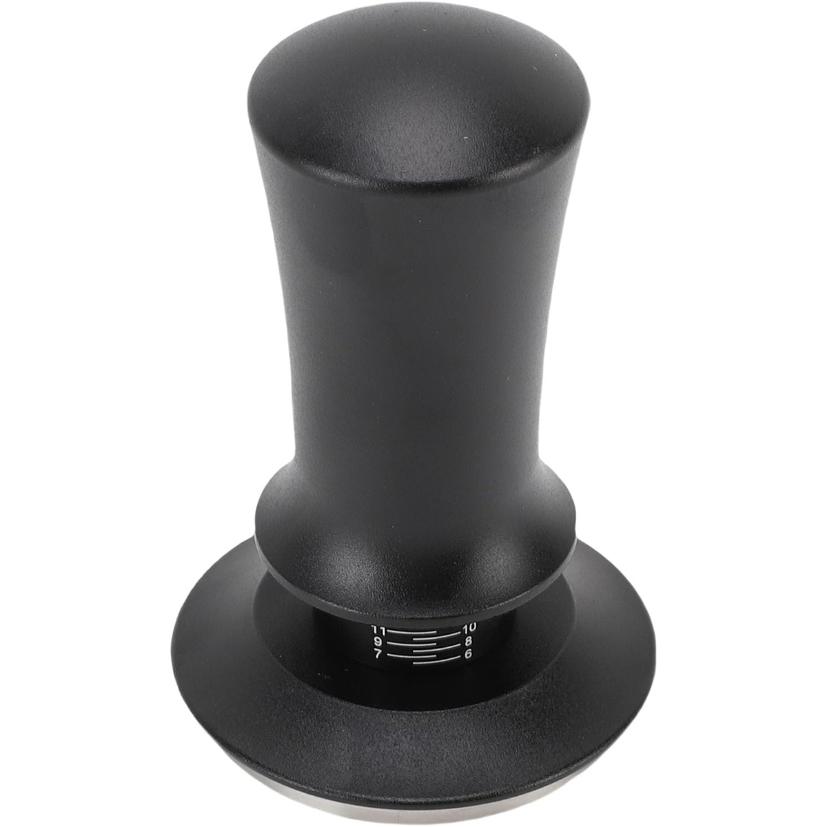 Tamper profesional reglabil pentru cafea, diametru 58 mm. Potrivit pentru portafiltre mai mici și espressoare de acasă, cu presiune reglabilă și mâner ergonomic.
