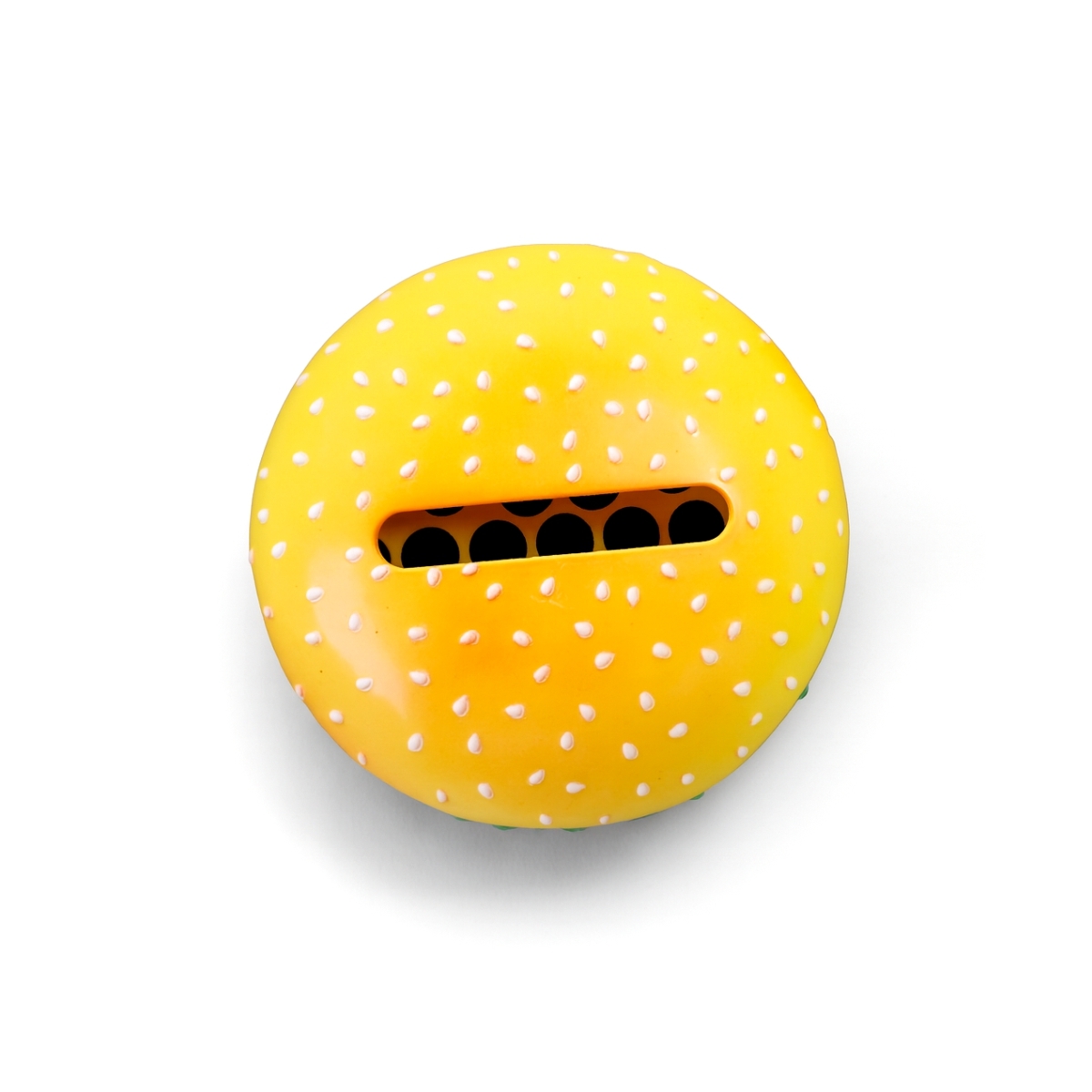 Suport original pentru șervețele, în formă de burger. Dimensiuni 17,5 × 8,5 cm, plastic alimentar. Decorațiune amuzantă pentru bucătărie, restaurant sau bistro.