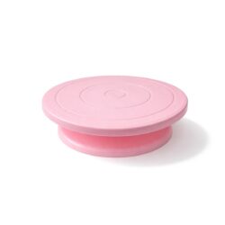 Suport rotativ pentru tort Gastrokitchen, 27,5 cm, roz. Ideal pentru decorarea, servirea și prezentarea deserturilor. Stabil și ușor.