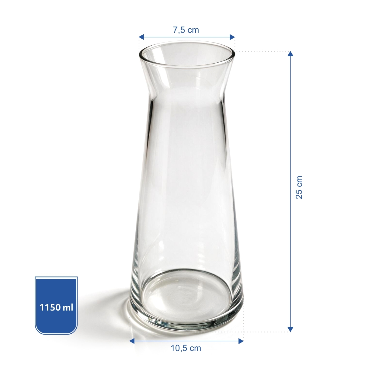 Gastrokitchen carafa din sticla pentru apa 1l (4)