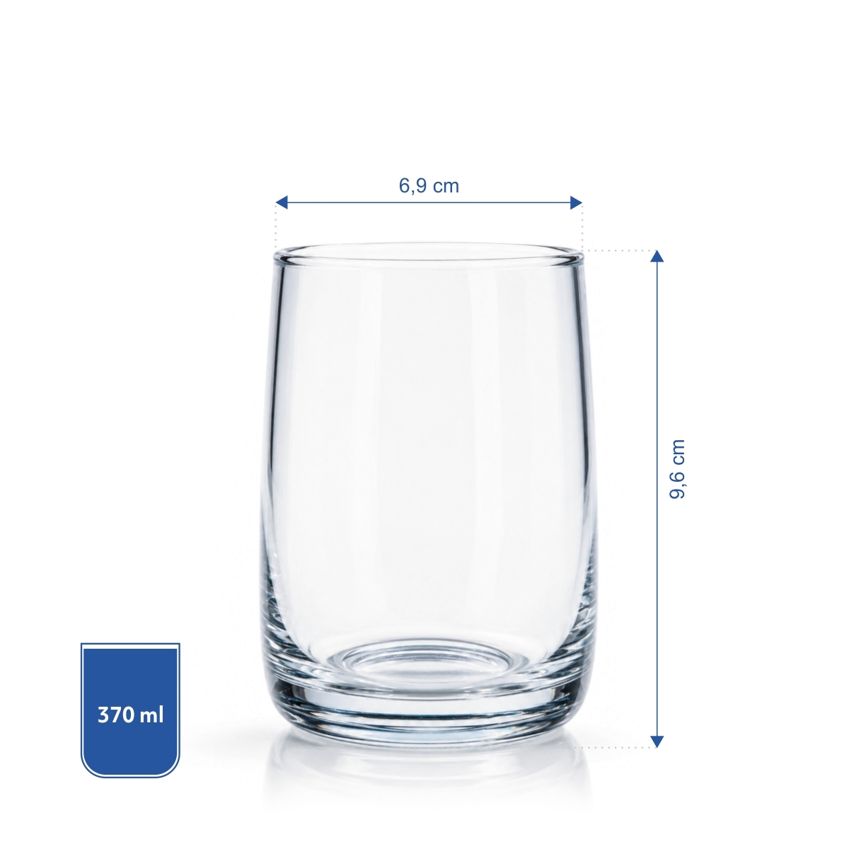 Gastrokitchen pahar din sticla pentru bauturi 300ml (4)