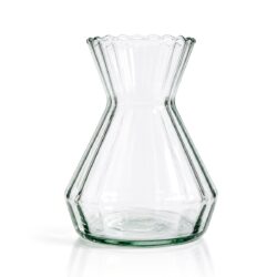 Gastrokitchen vaza din sticla cu partea centrala ingustata 19cm (1)