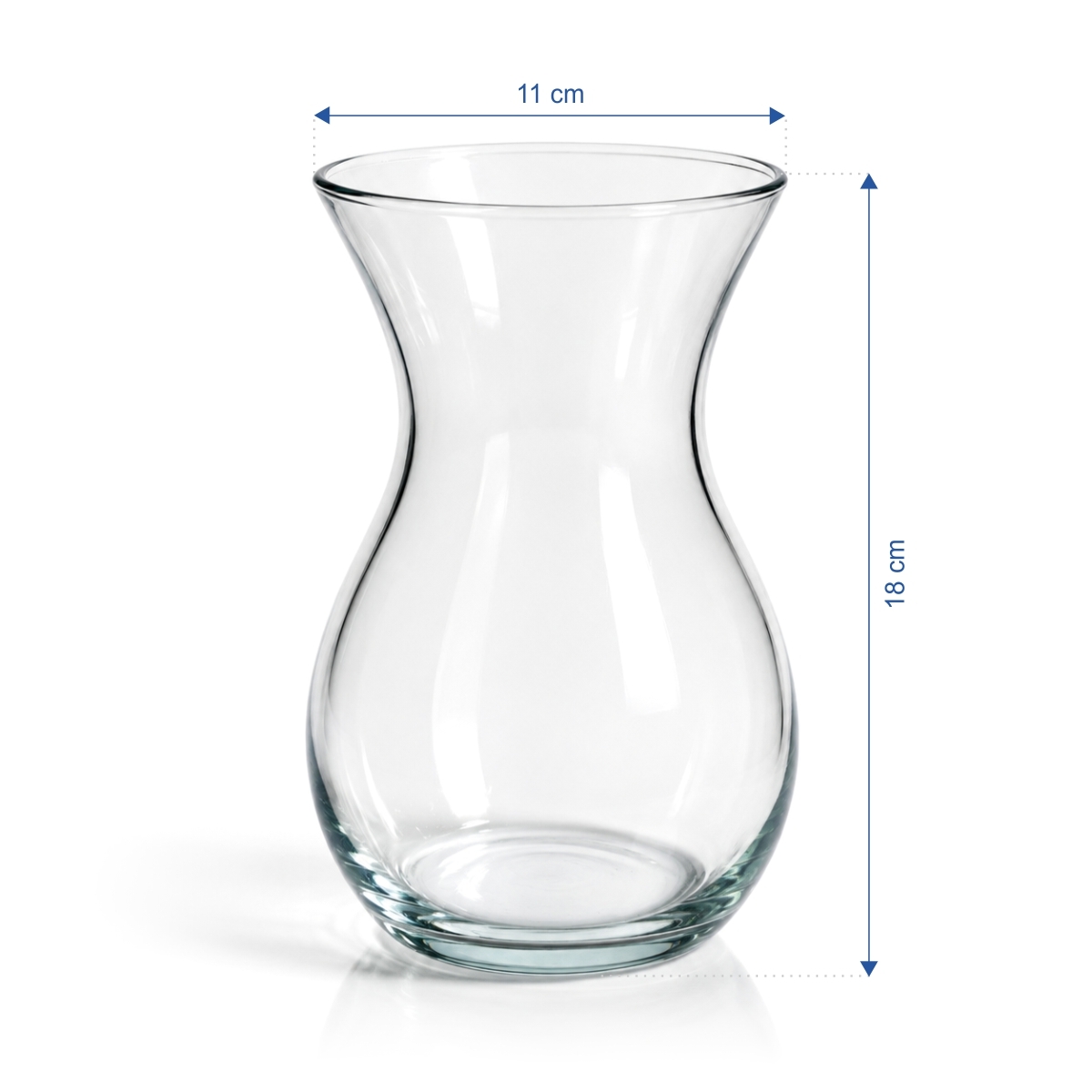 Gastrokitchen vaza din sticla pentru flori 11cm (4)