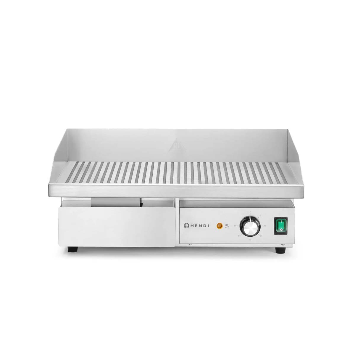 Placă de grătar striată 3000 W Budget Line Hendi 154984 (2)