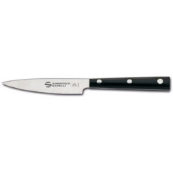 Cuțit universal Hasaki, 100 mm, Ambrogio Sanelli | H582.010 - echilibrate și confortabile la tăiere, mânerele fiind realizate din rășină sintetică POM, fixate cu nituri