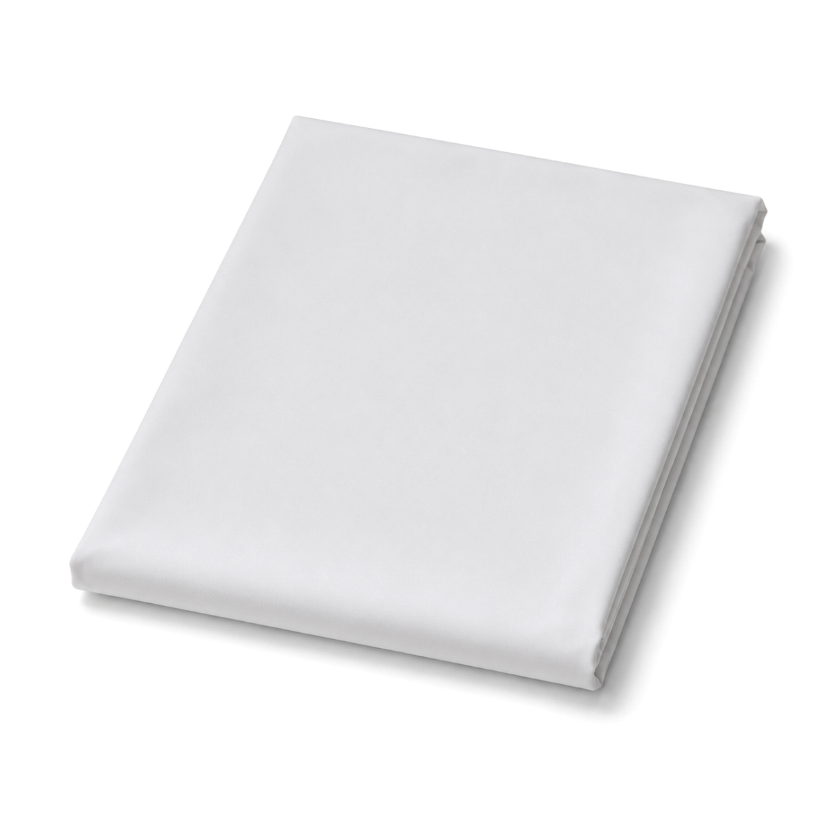 Cearșaf de bumbac alb, împăturit, 140x240 cm, bumbac 100%, gramaj 150 g/m².