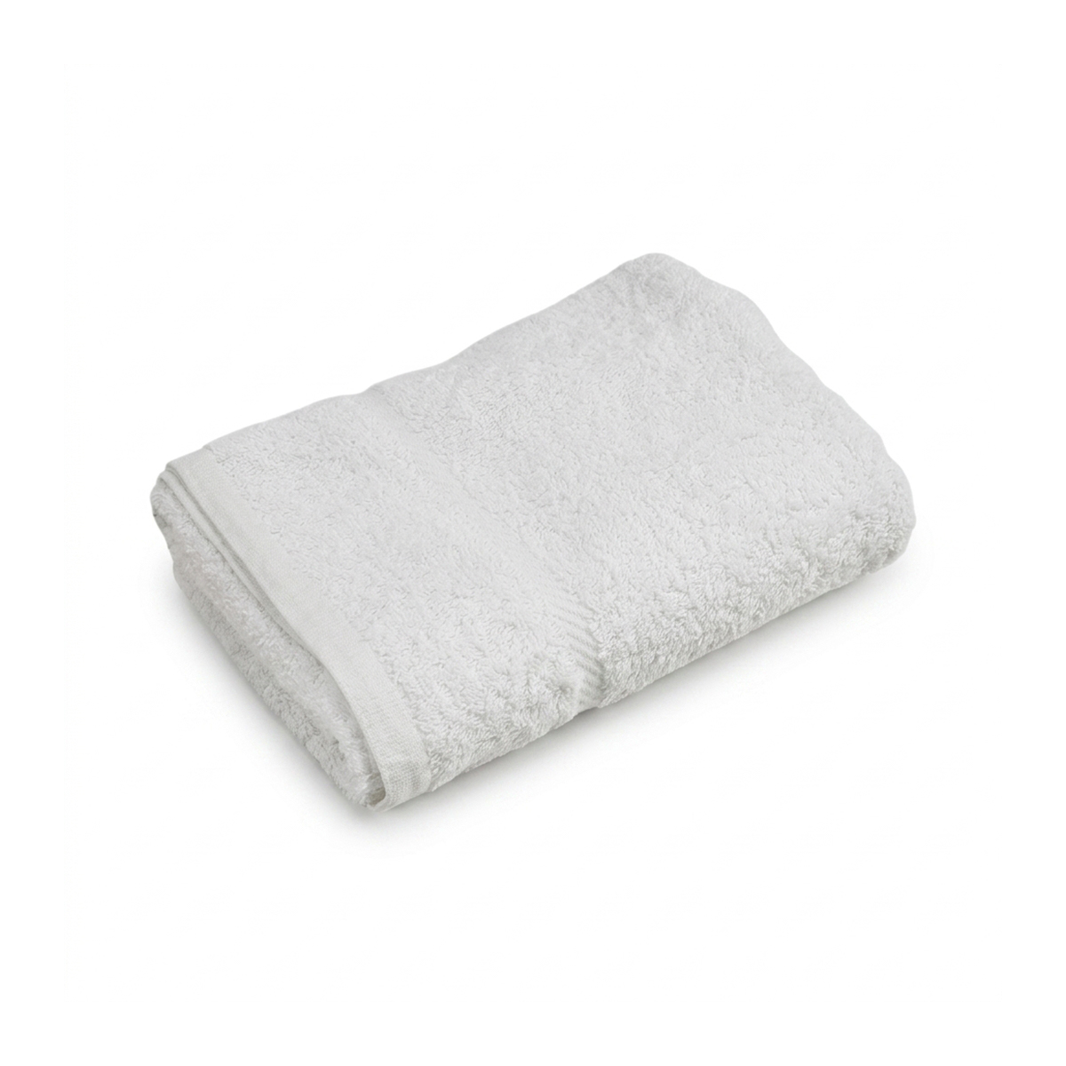 Prosop de hotel alb, 50x100 cm, din bumbac organic, cu gramaj de 500 g/m².