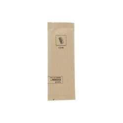 Pieptene de hotel în ambalaj de hârtie ECO KRAFT. Ideal pentru camerele de hotel.