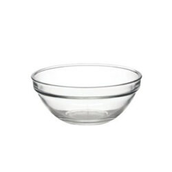 Bolul din sticlă - 335 ml - Ø 12,2 cm | IND5297, din sticlă rezistentă, este alegerea ideală pentru servirea aperitivelor, sosurilor, salatelor etc.