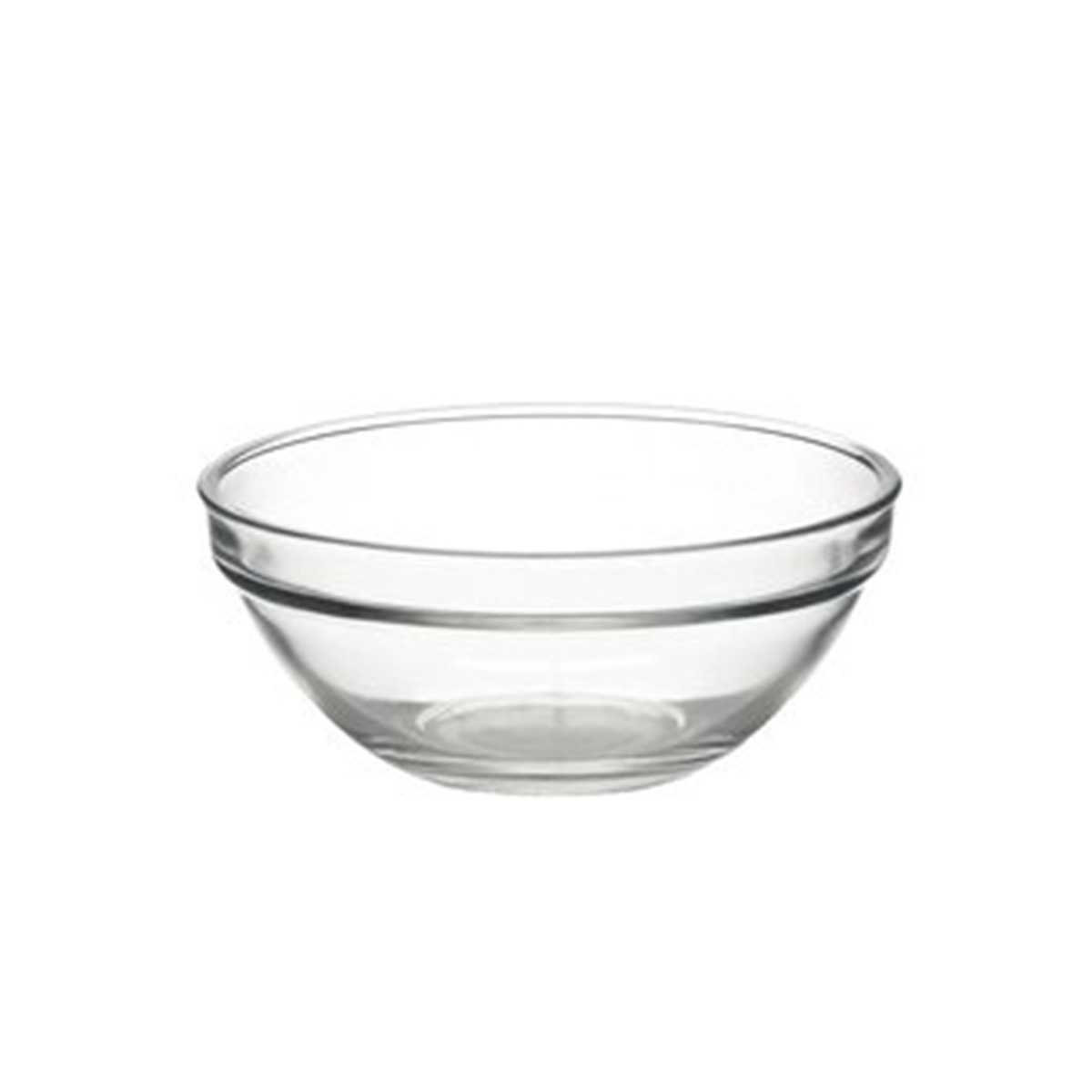 Bolul din sticlă - 335 ml - Ø 12,2 cm | IND5297, din sticlă rezistentă, este alegerea ideală pentru servirea aperitivelor, sosurilor, salatelor etc.
