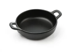 Mini cratiță rotundă neagră - 150x115x37 mm | Hendi 564523