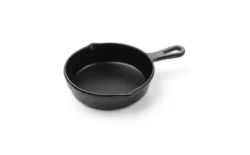 Mini cratiță rotundă neagră - 162x121x30 mm | Hendi 564509