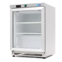 Dulap de congelare cu ușă din sticlă 200 l inox Maxima 09405011