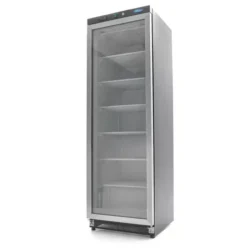 Dulap de congelare cu ușă din sticlă 400 l negru Maxima 09405021
