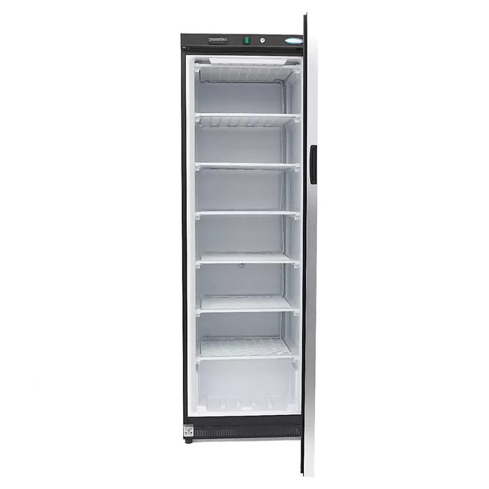 Dulap de congelare cu ușă din sticlă 400 l negru Maxima 09405021 5