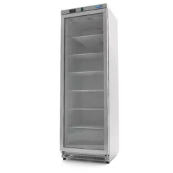Dulap de congelare cu ușă din sticlă 400 l inox Maxima 09405023