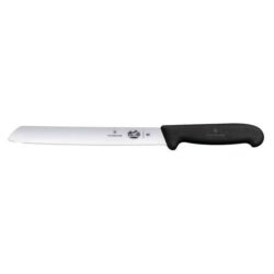 Cuțit de pâine - negru | Victorinox Fibrox 5.2533.21