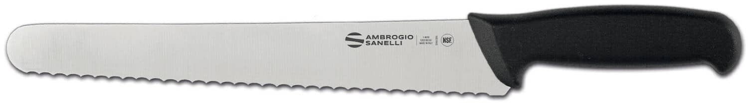 Cuțit pentru torturi Supra, 260 mm, zimțat, Ambrogio Sanelli | S362.026