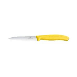 Cuțit pentru legume 10 cm zimțat - galben | Victorinox 6.7736.L8