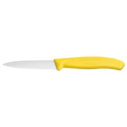 Cuțit pentru legume 8 cm zimțat - galben | Victorinox 6.7636.L118