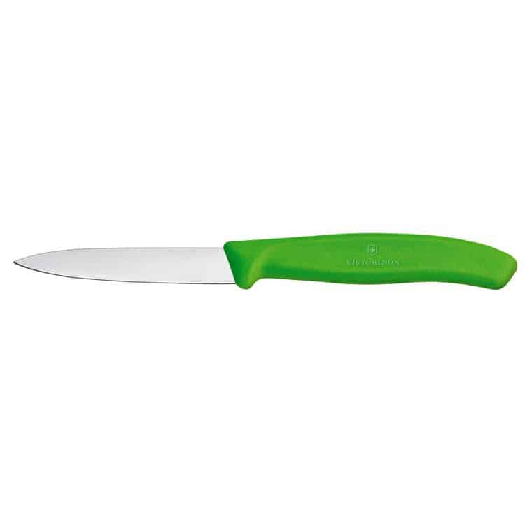 Cuțit pentru legume 8 cm - verde | Victorinox 6.7606.L114