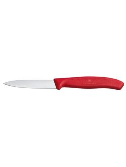 Cuțit pentru legume 8 cm - roșu | Victorinox 6.7601