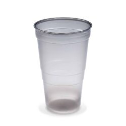 Pahar (PP) Reware Cheers reutilizabil fumuriu Ø95mm 0,5L [25 buc]