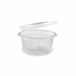 Bol (PP) cu capac octogonal transparent 500ml [50 buc]