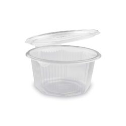 Bol (PP) cu capac octogonal transparent 1000ml [50 buc]