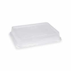 Capac (PP) reutilizabil transparent 227 x 178 x 37 mm pentru meniu bol Reware Lunch [20 buc]